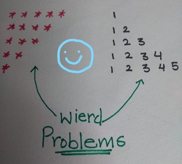 How to solve problems dealing with stars and numbers in a Triangle?